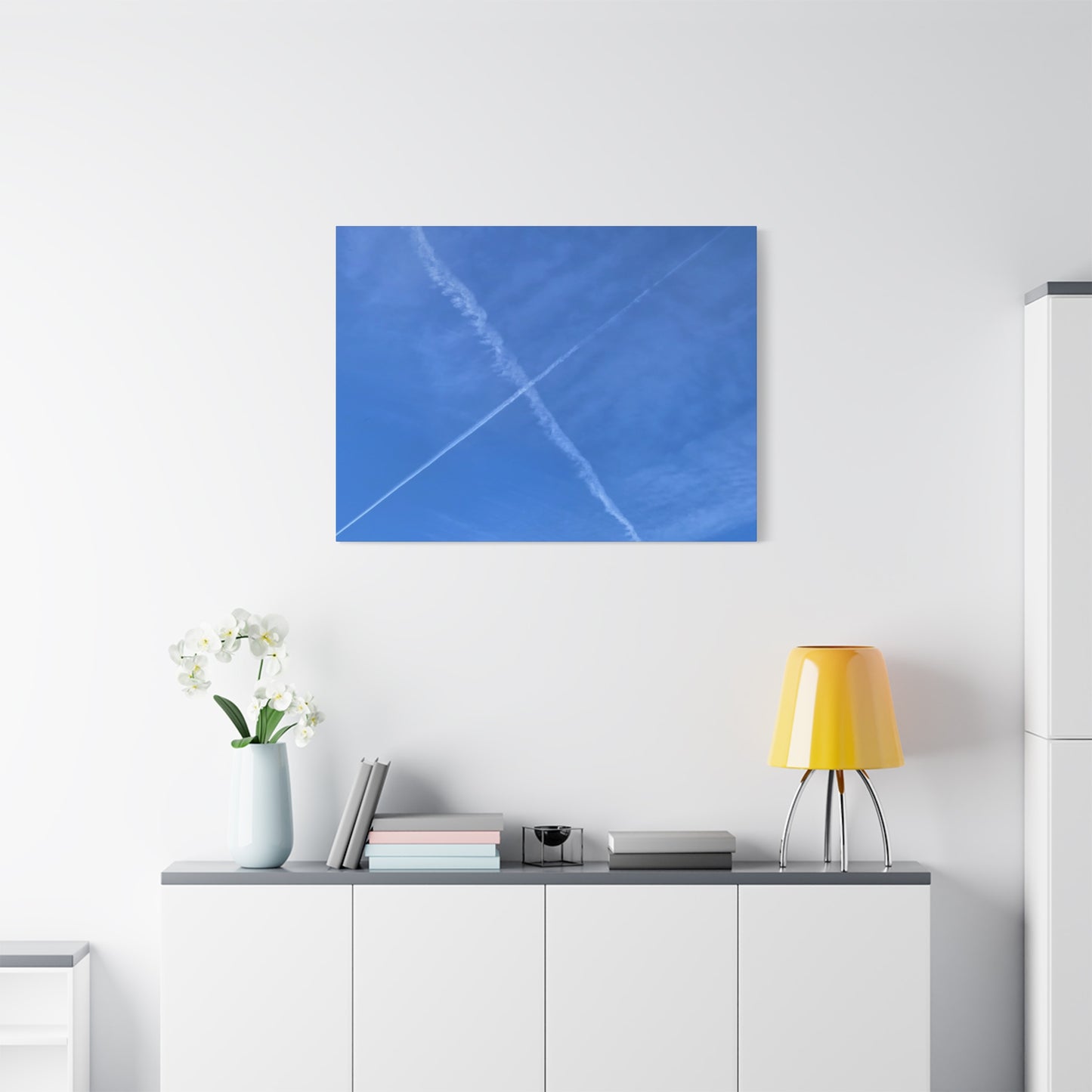 Crossing Paths - Unique Frameless Canvas Wall Art