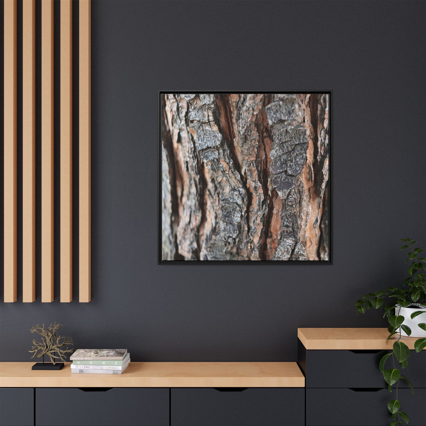 Fractured Nature - Unique Stretched Canvas Wall Art