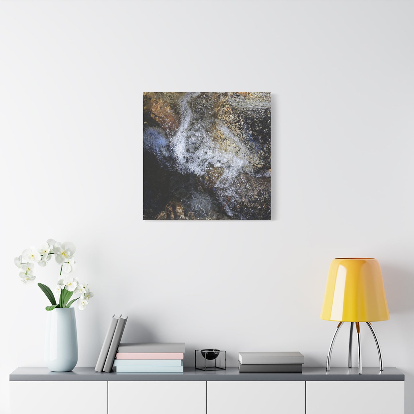 Liquid Stone - Unique Frameless Canvas Wall Art