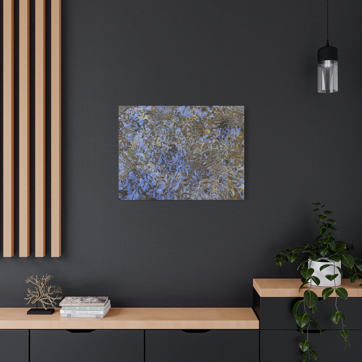 Ripples of Memory - Unique Frameless Canvas Wall Art