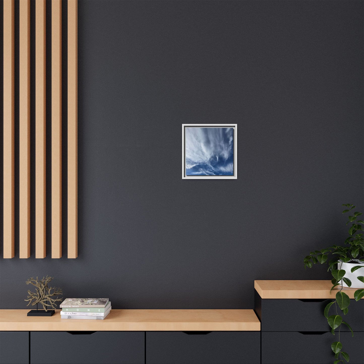 Ethereal Skies - Unique Stretched Canvas Wall Art
