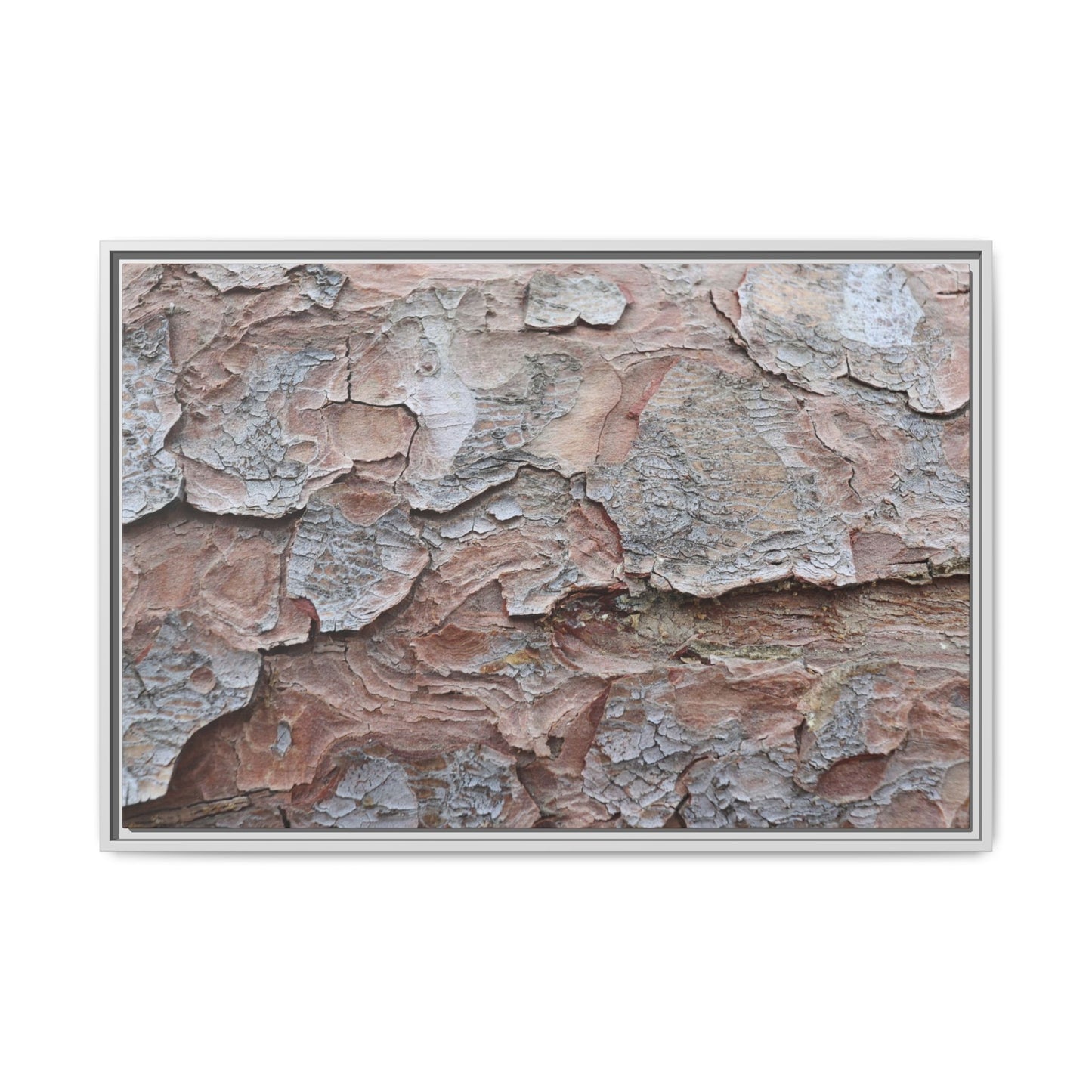 Flaking Serenity - Unique Stretched Canvas Wall Art