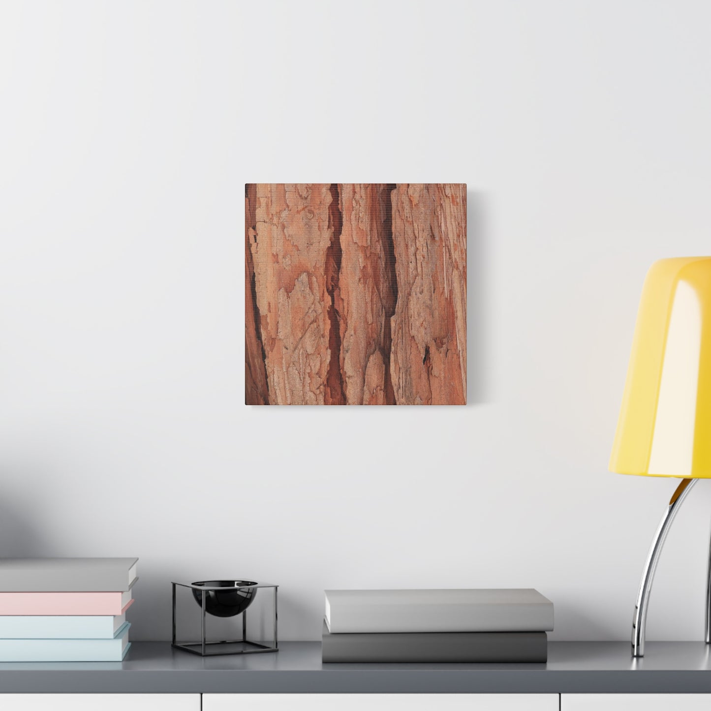 Bark Layers of Time - Unique Frameless Canvas Wall Art