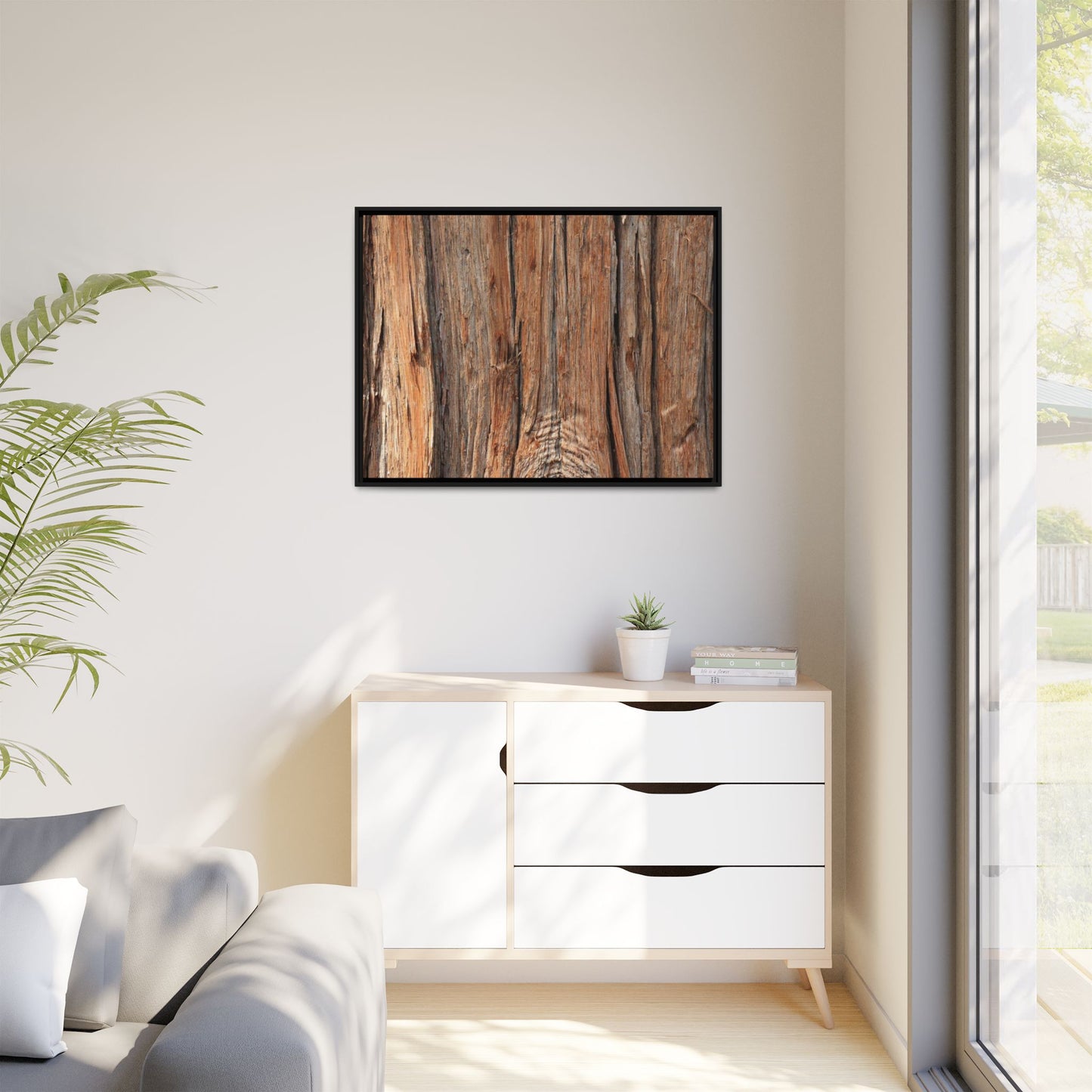 Echoes of Timber - Unique Stretched Canvas Wall Art