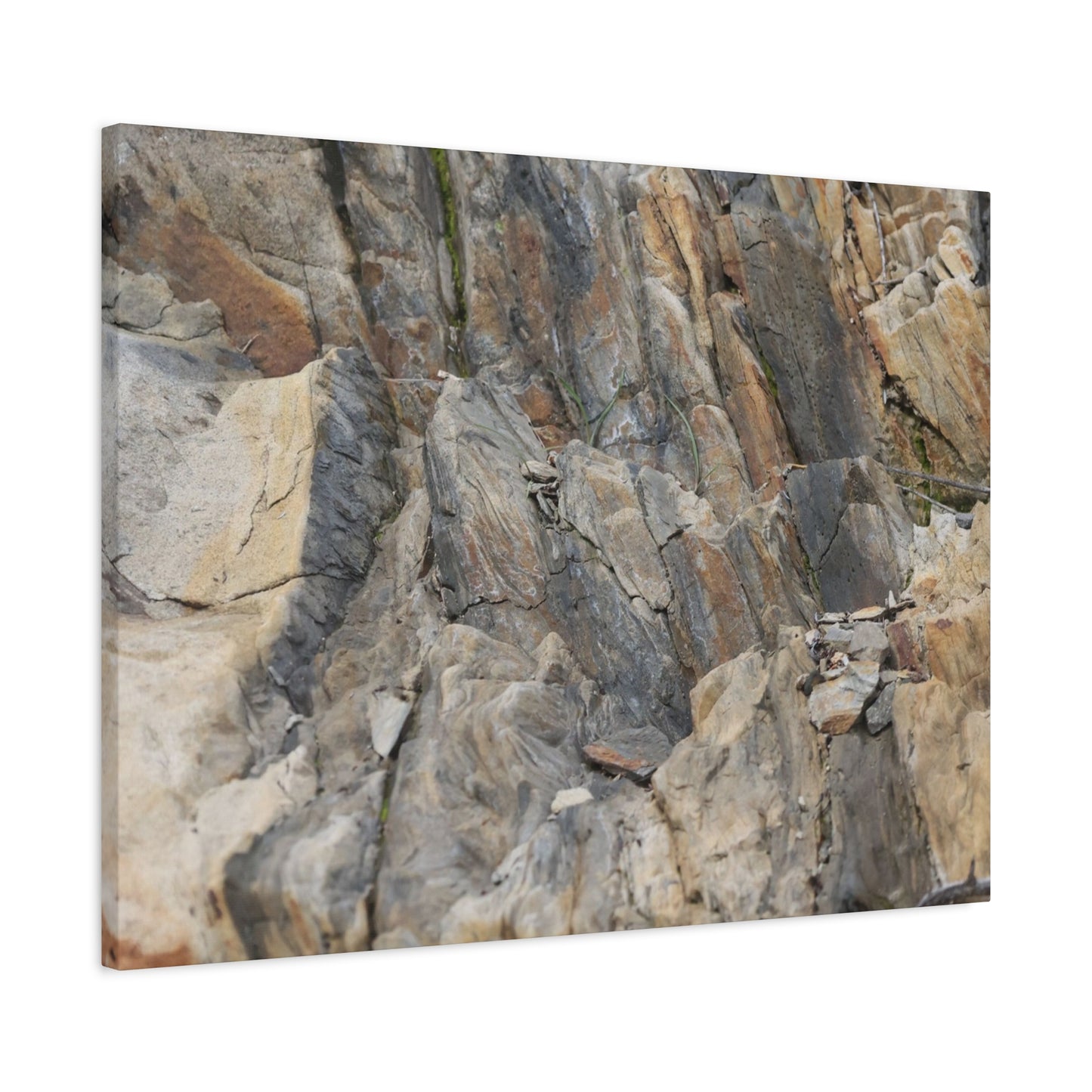 Fractured Memory - Unique Frameless Canvas Wall Art