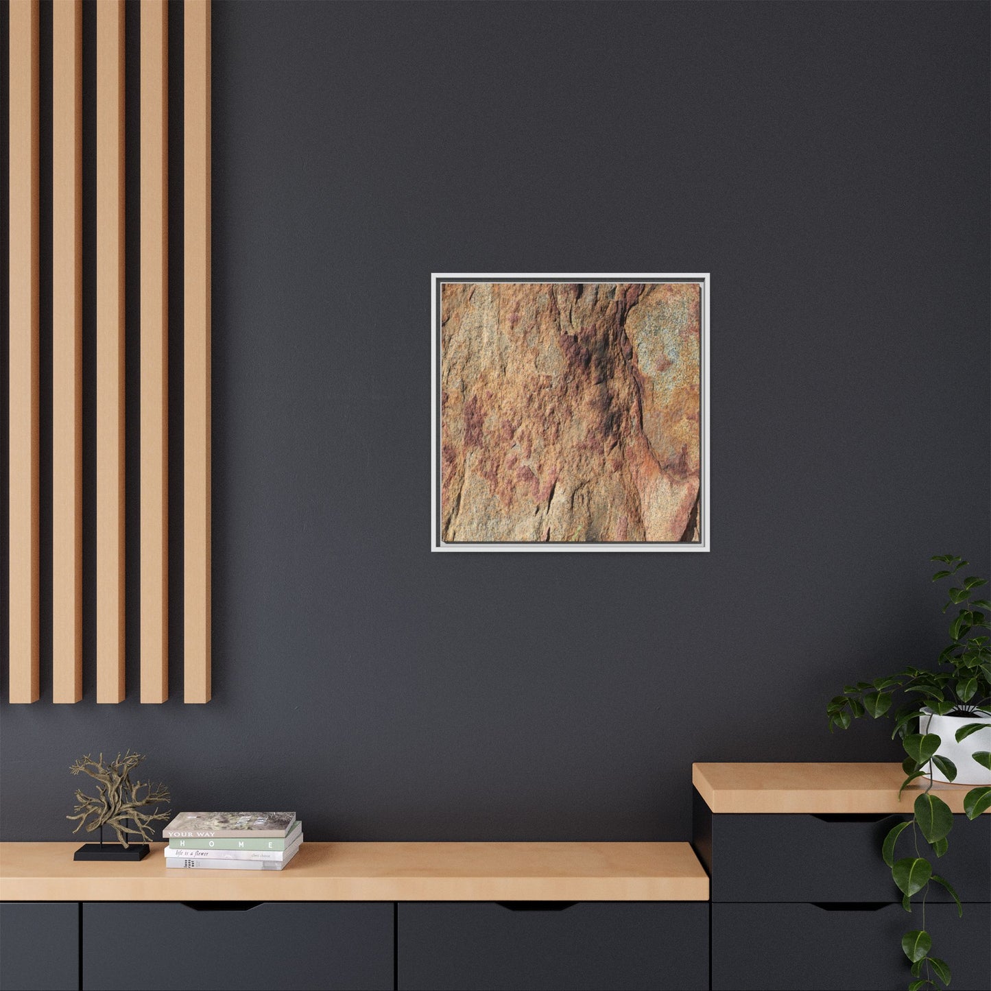 Russet Stone - Unique Stretched Canvas Wall Art