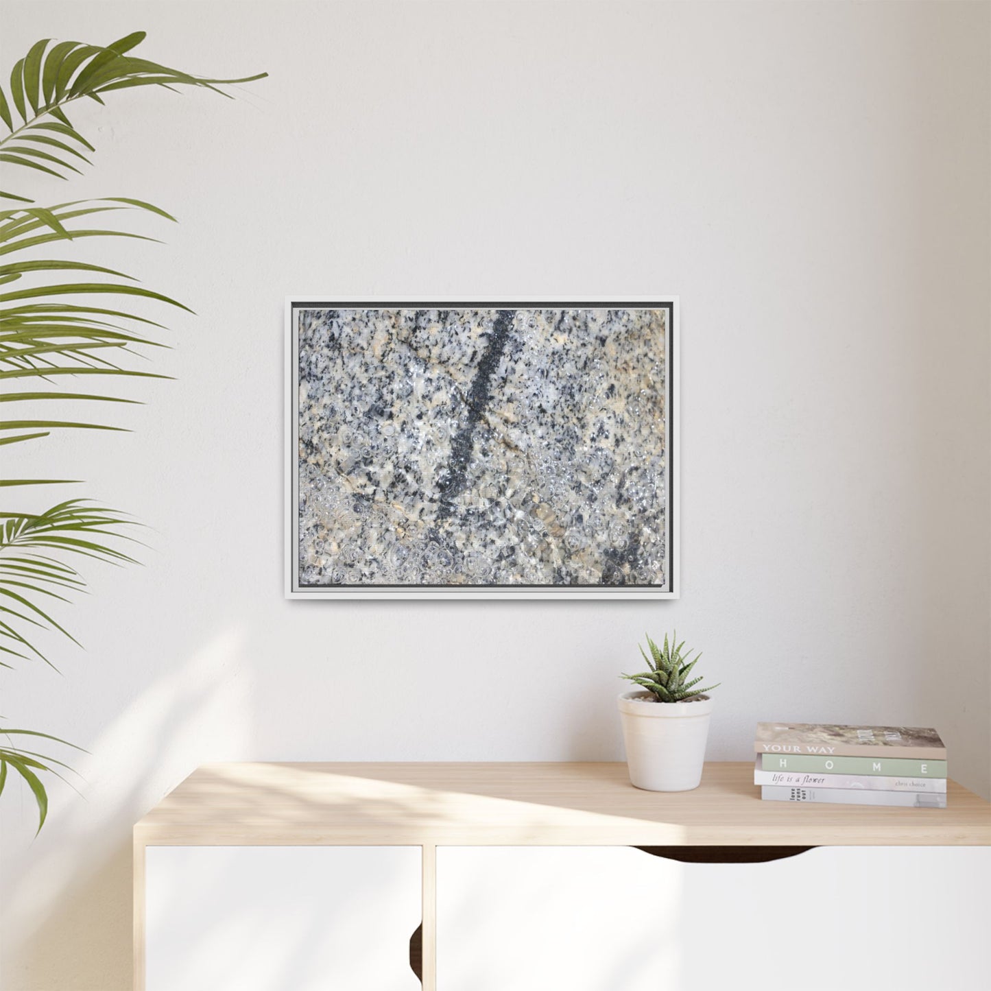 Granite Bubbles - Unique Stretched Canvas Wall Art
