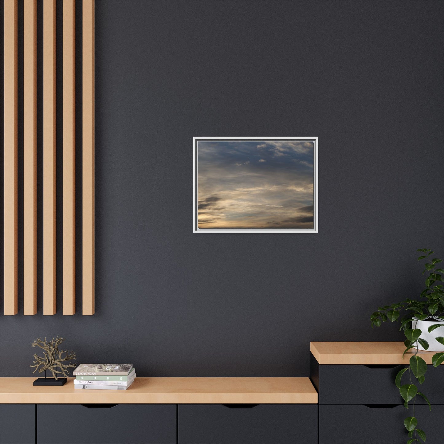 Clouded Thoughts - Unique Stretched Canvas Wall Art
