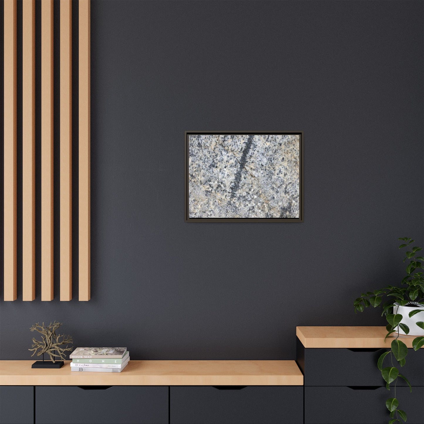Granite Bubbles - Unique Stretched Canvas Wall Art