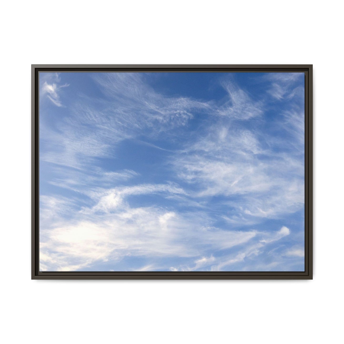Ethereal Blue Tapestry - Unique Stretched Canvas Wall Art