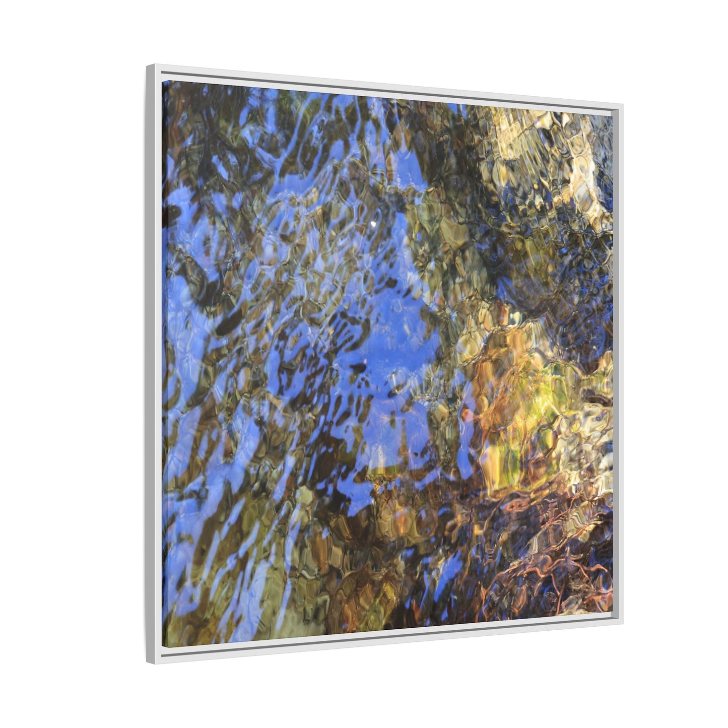 Watery Kaleidoscope - Unique Stretched Canvas Wall Art