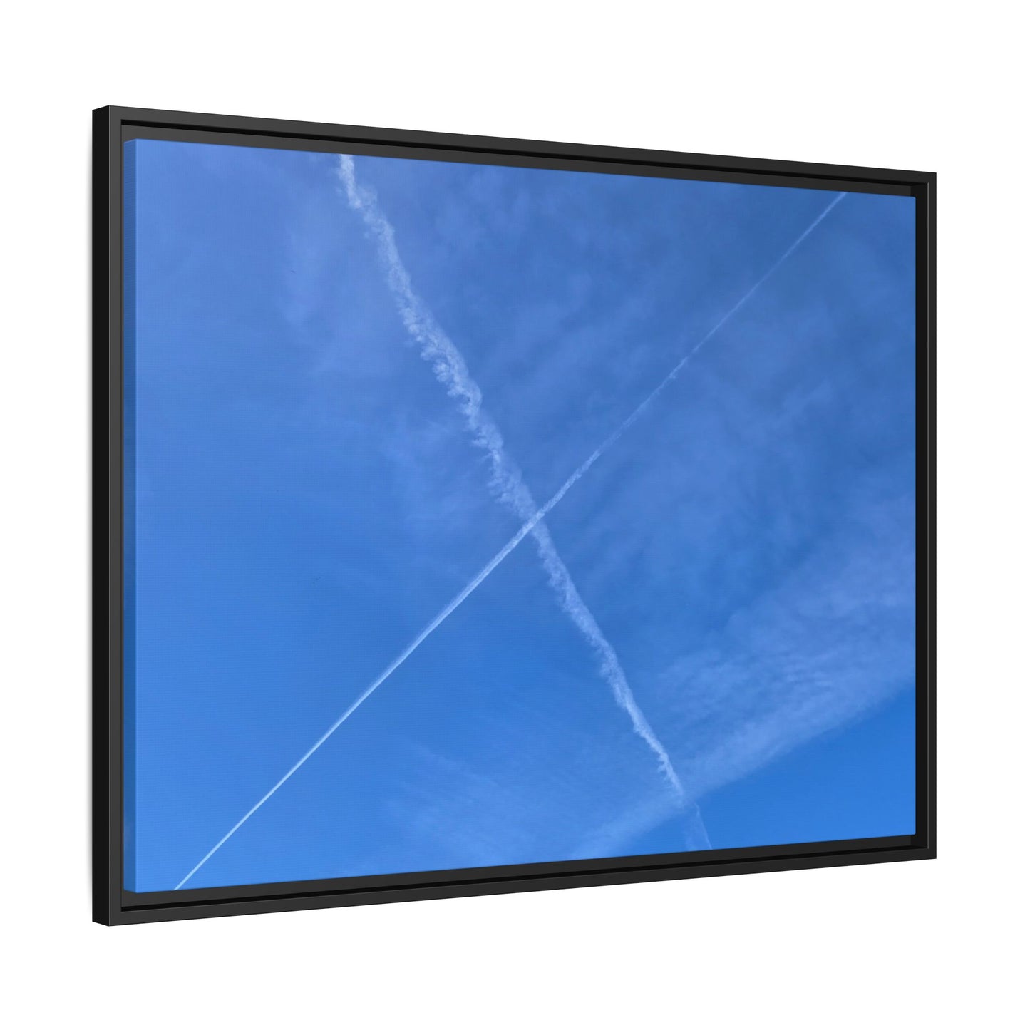 Sky Crossroads - Unique Stretched Canvas Wall Art