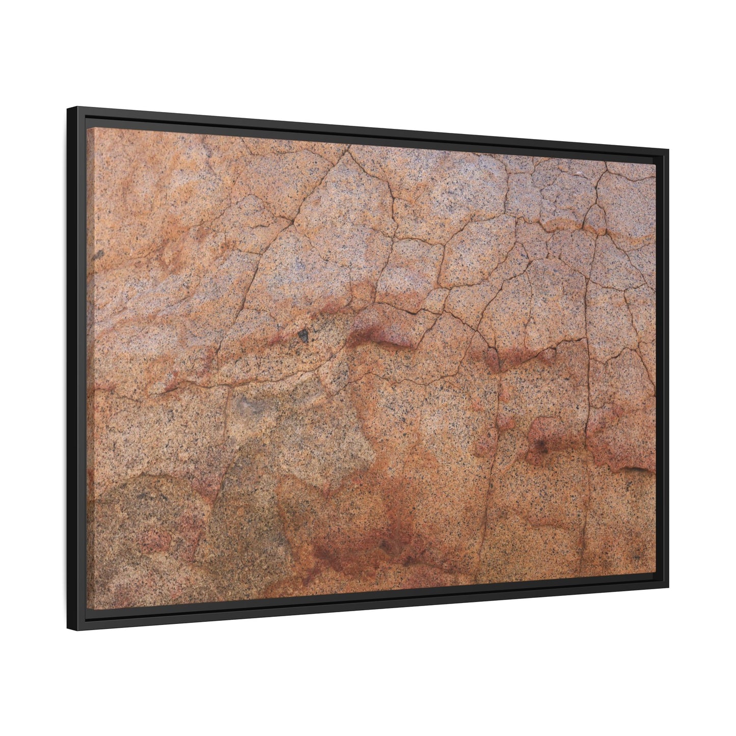 Russet Fissures - Unique Stretched Canvas Wall Art