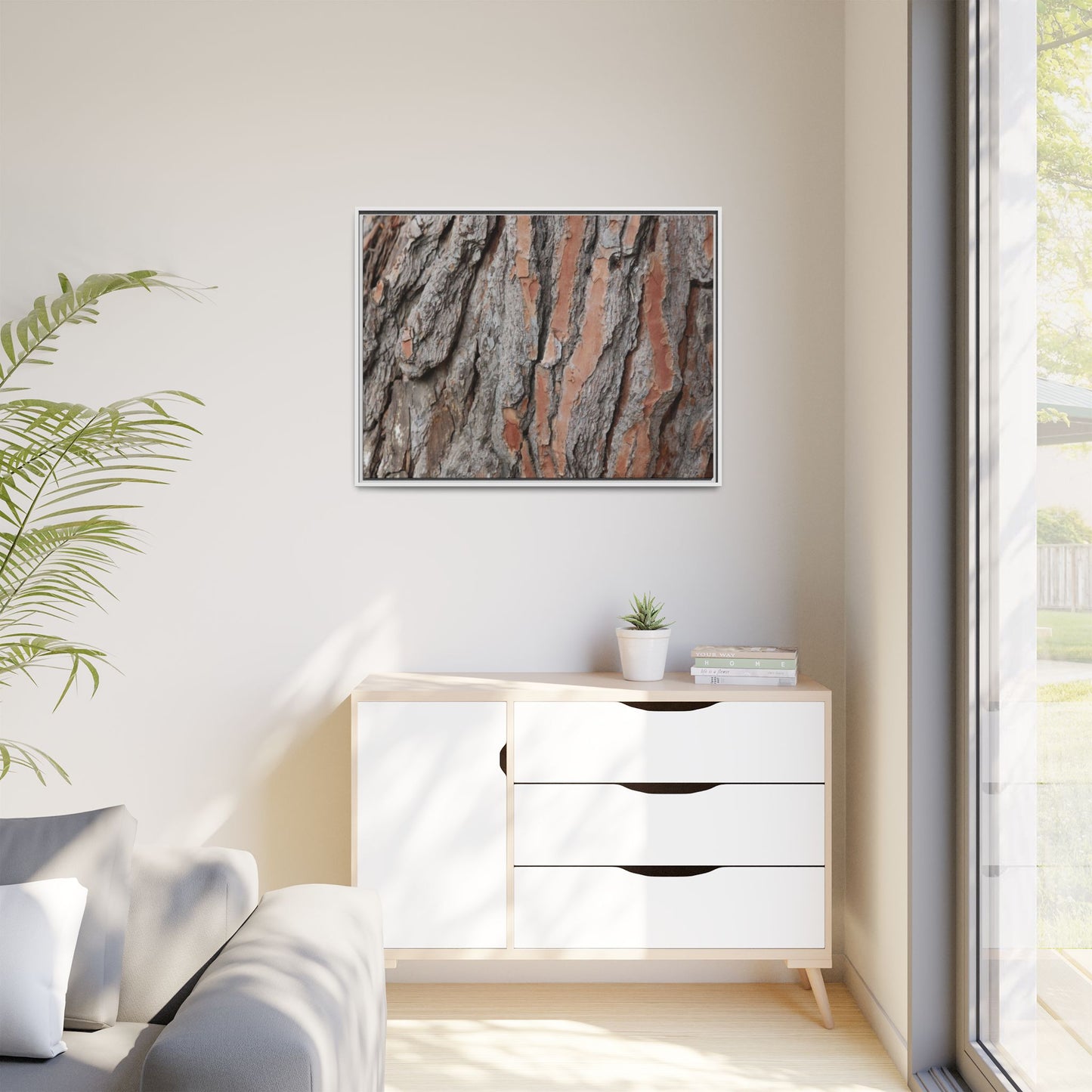Woodland Layers - Unique Stretched Canvas Wall Art