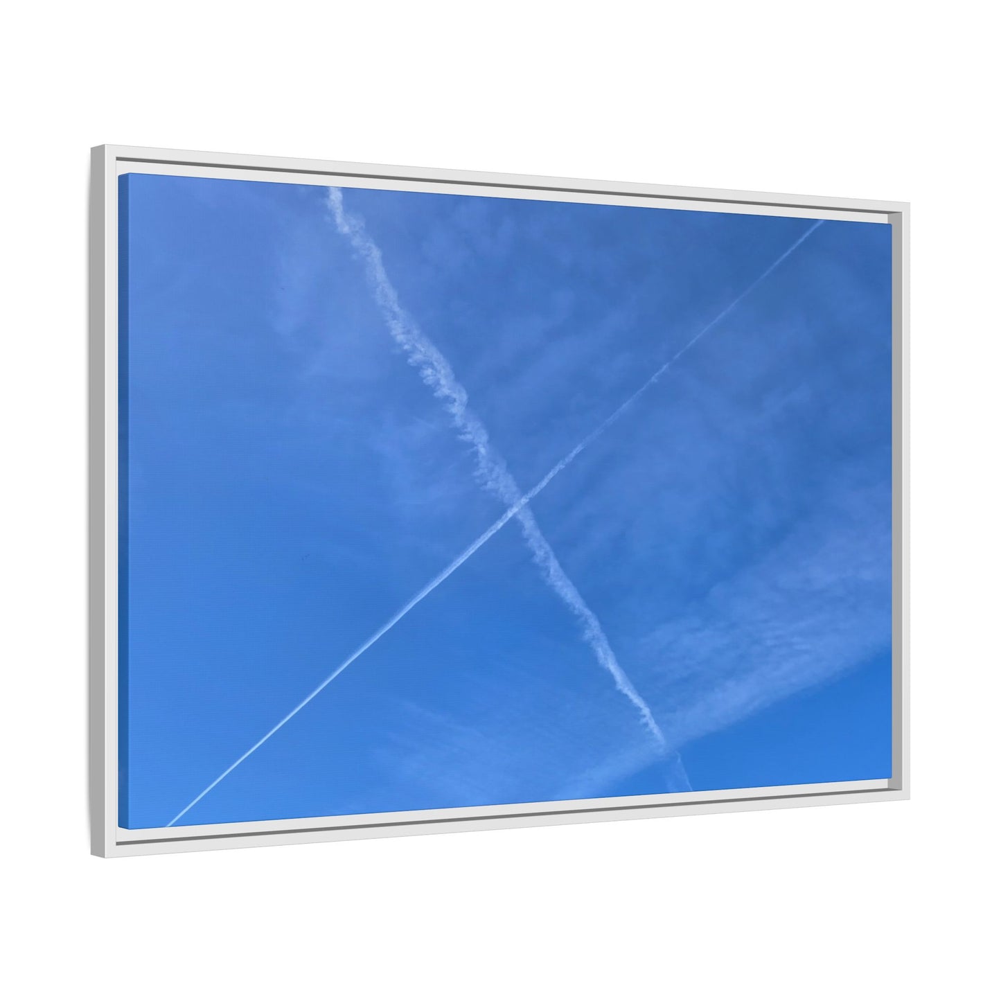 Sky Crossroads - Unique Stretched Canvas Wall Art