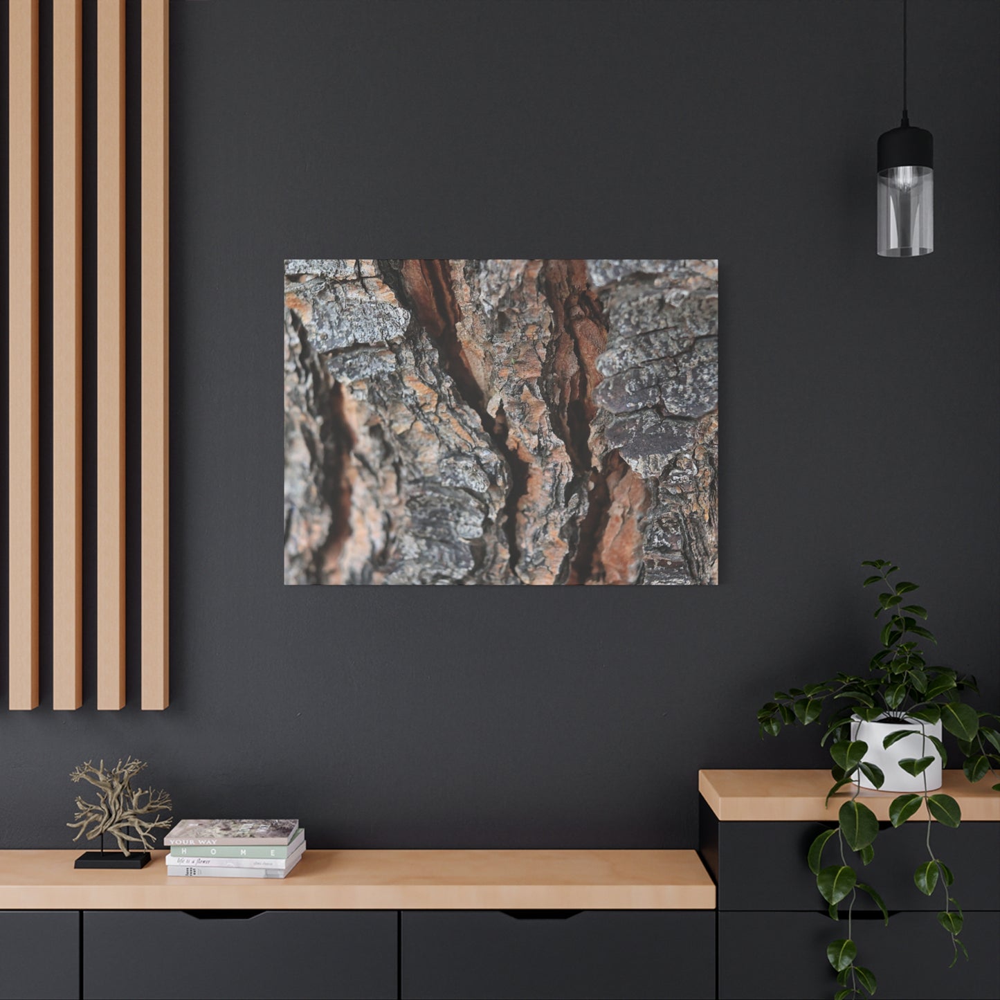 Rough Whispers - Unique Frameless Canvas Wall Art