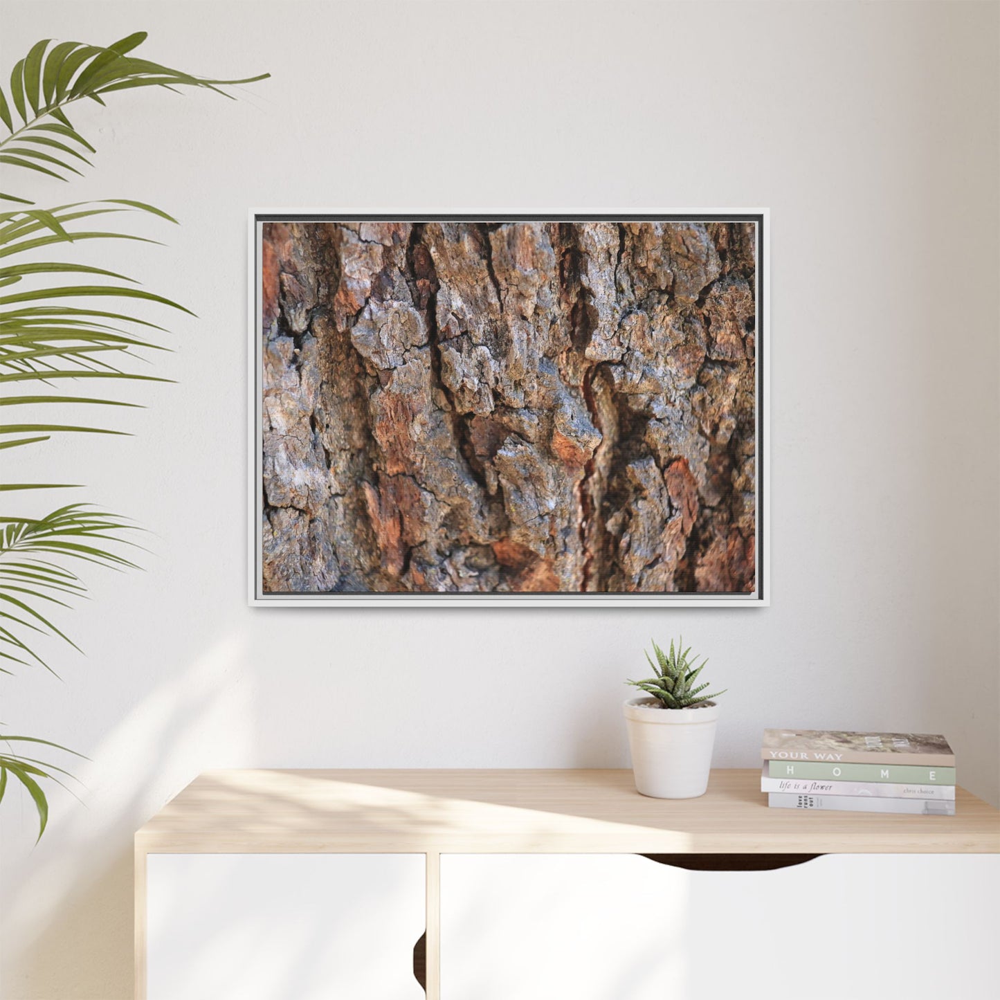 Craggy Textures - Unique Stretched Canvas Wall Art