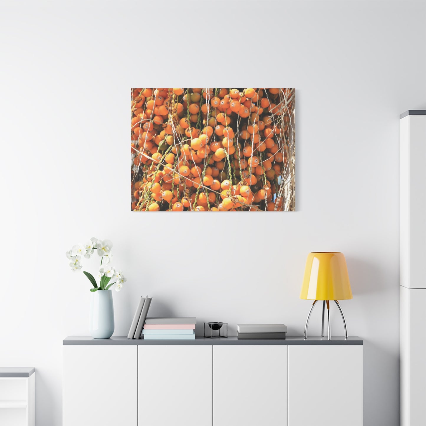 Orange Harvest - Unique Frameless Canvas Wall Art