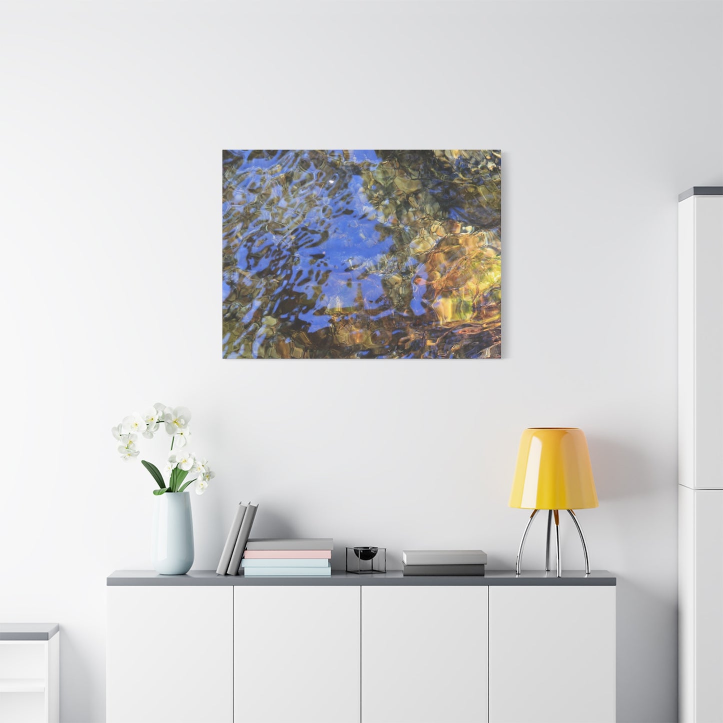 Water's Whisper - Unique Frameless Canvas Wall Art