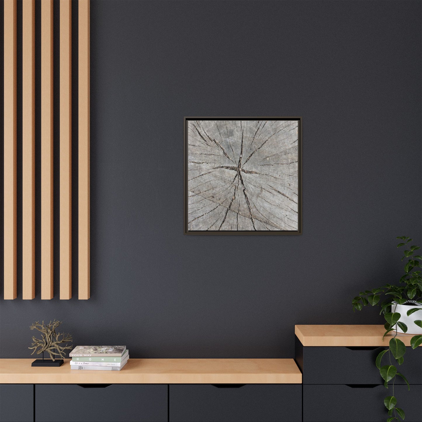 Fractured Memories - Unique Stretched Canvas Wall Art