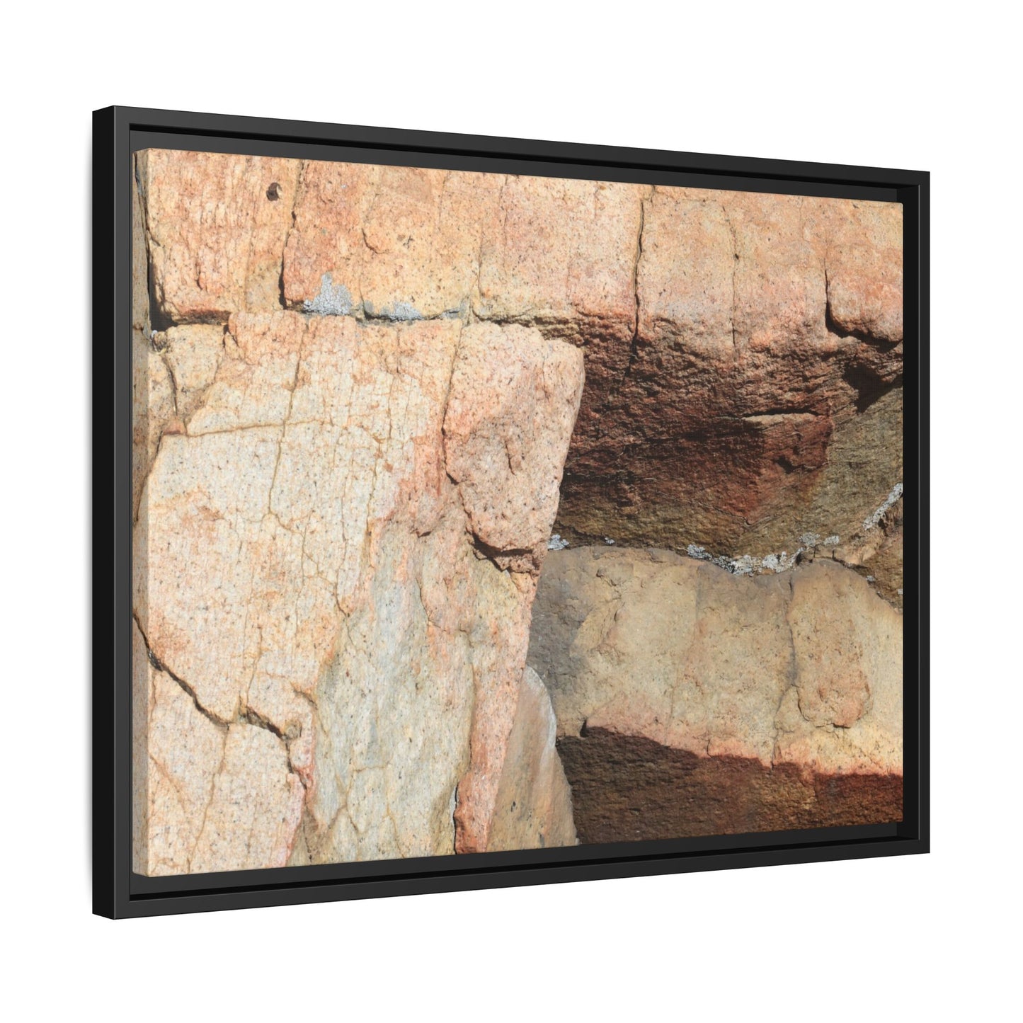 Fractured Stone - Unique Stretched Canvas Wall Art