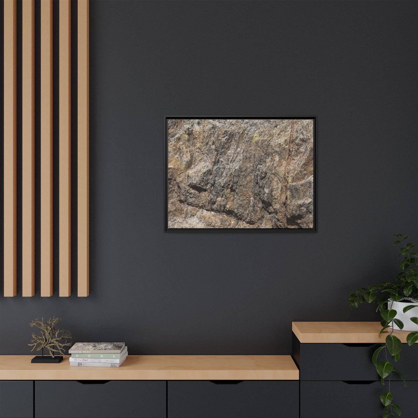 Weathered Time - Unique Stretched Canvas Wall Art