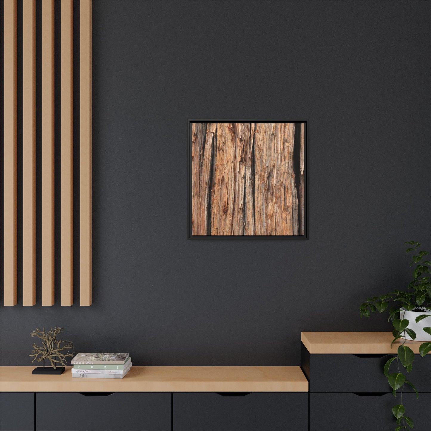 Timber Echoes - Unique Stretched Canvas Wall Art