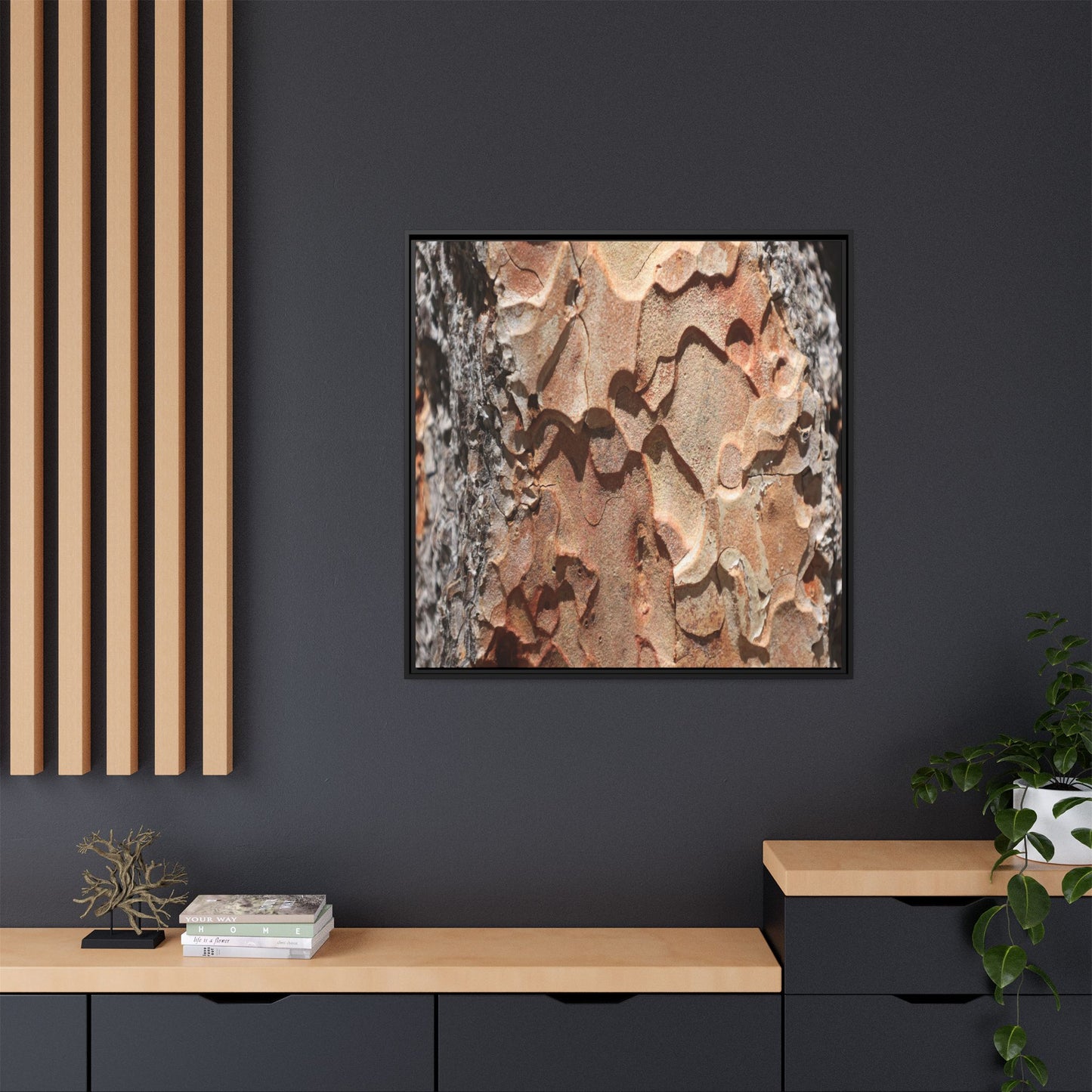 Rust and Stone - Unique Stretched Canvas Wall Art