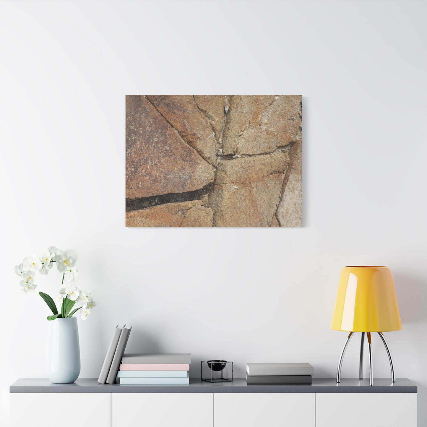 Cracked Earth's Canvas - Unique Frameless Canvas Wall Art