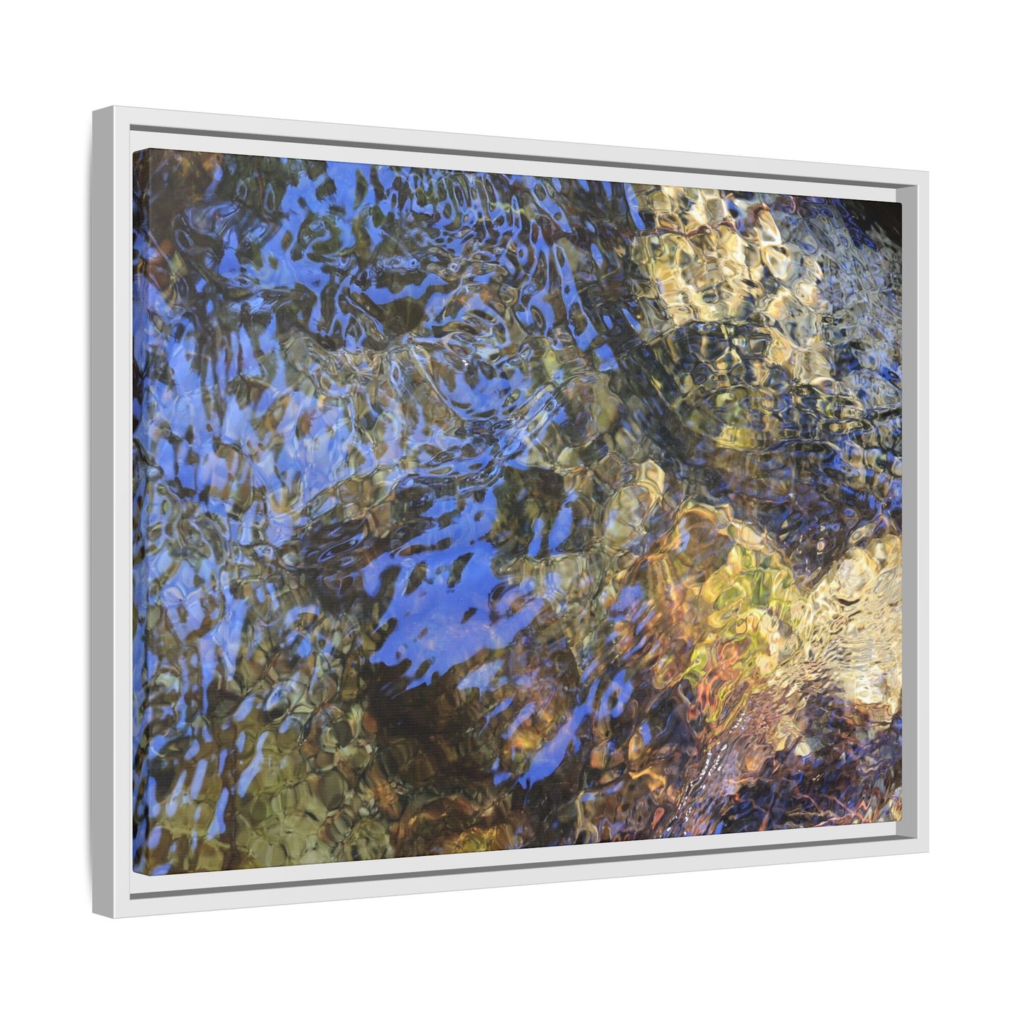 Aquatic Kaleidoscope - Unique Stretched Canvas Wall Art