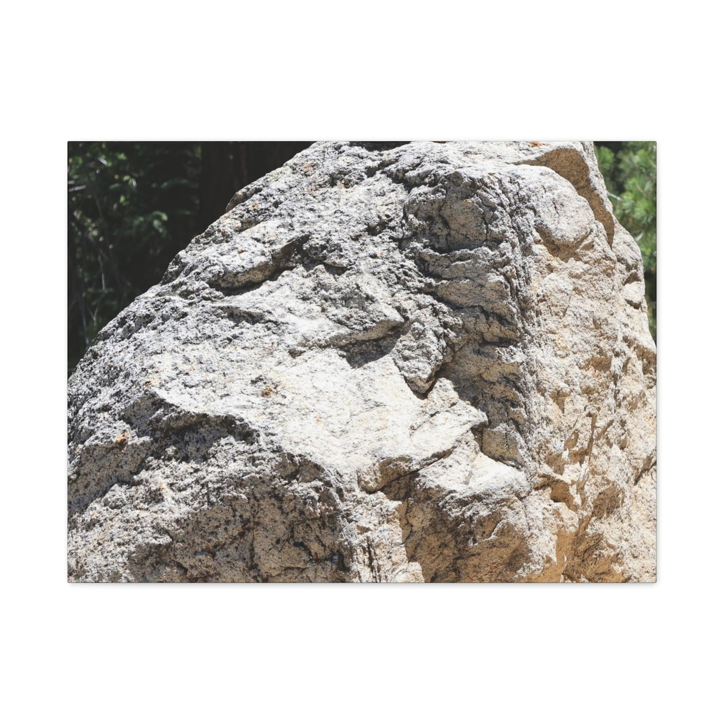 Stone of Solitude - Unique Frameless Canvas Wall Art