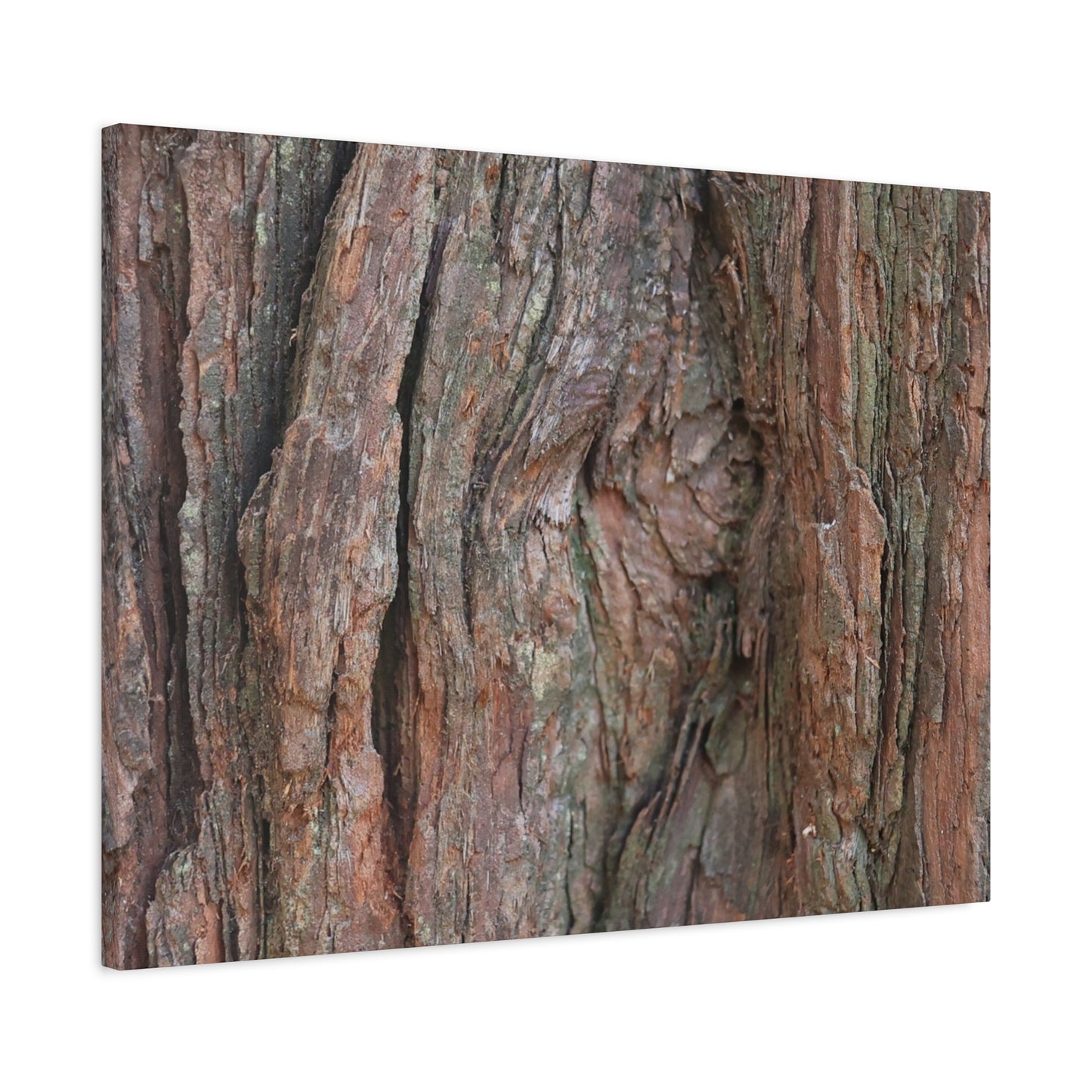 Rustic Embrace - Unique Frameless Canvas Wall Art