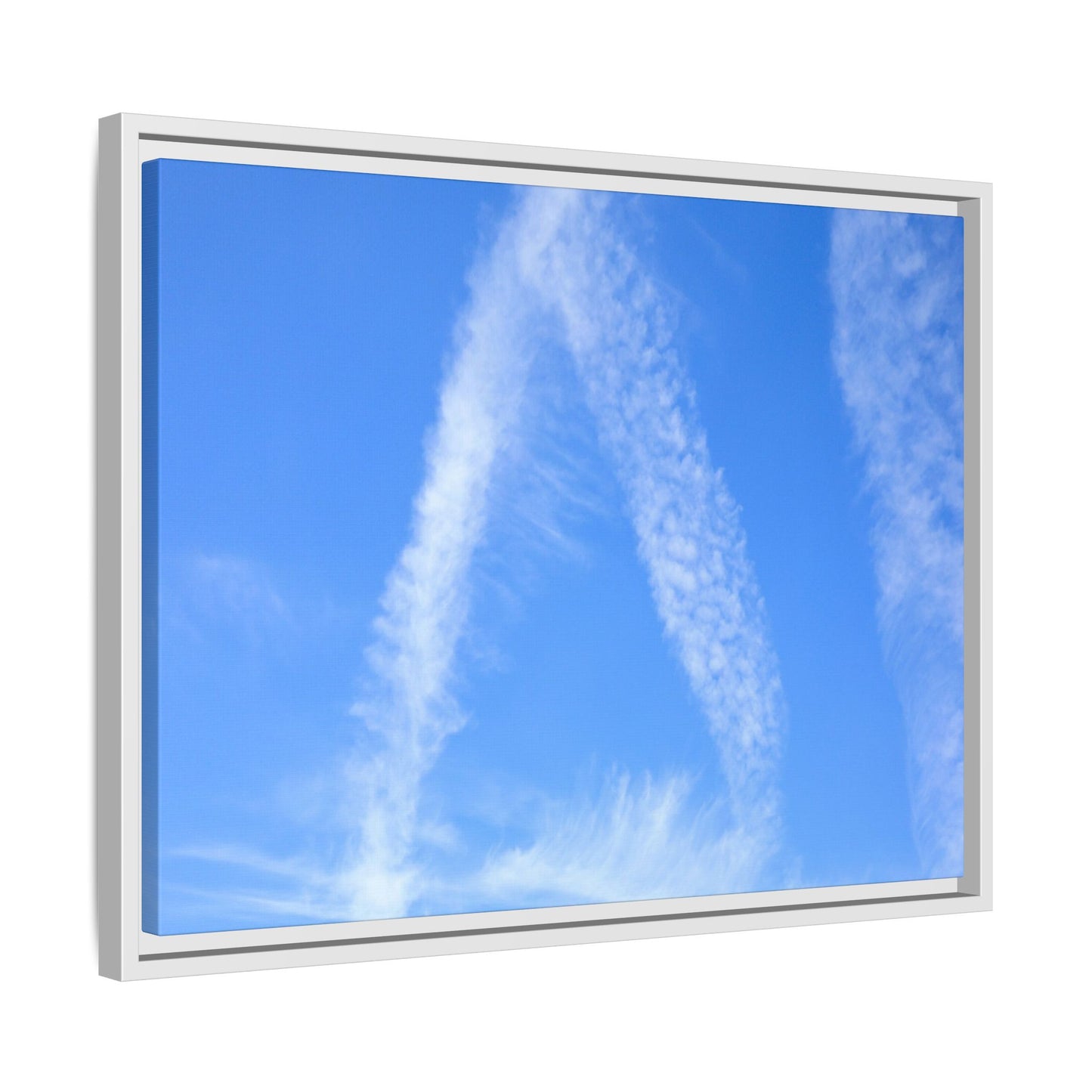 Skyward Whispers - Unique Stretched Canvas Wall Art