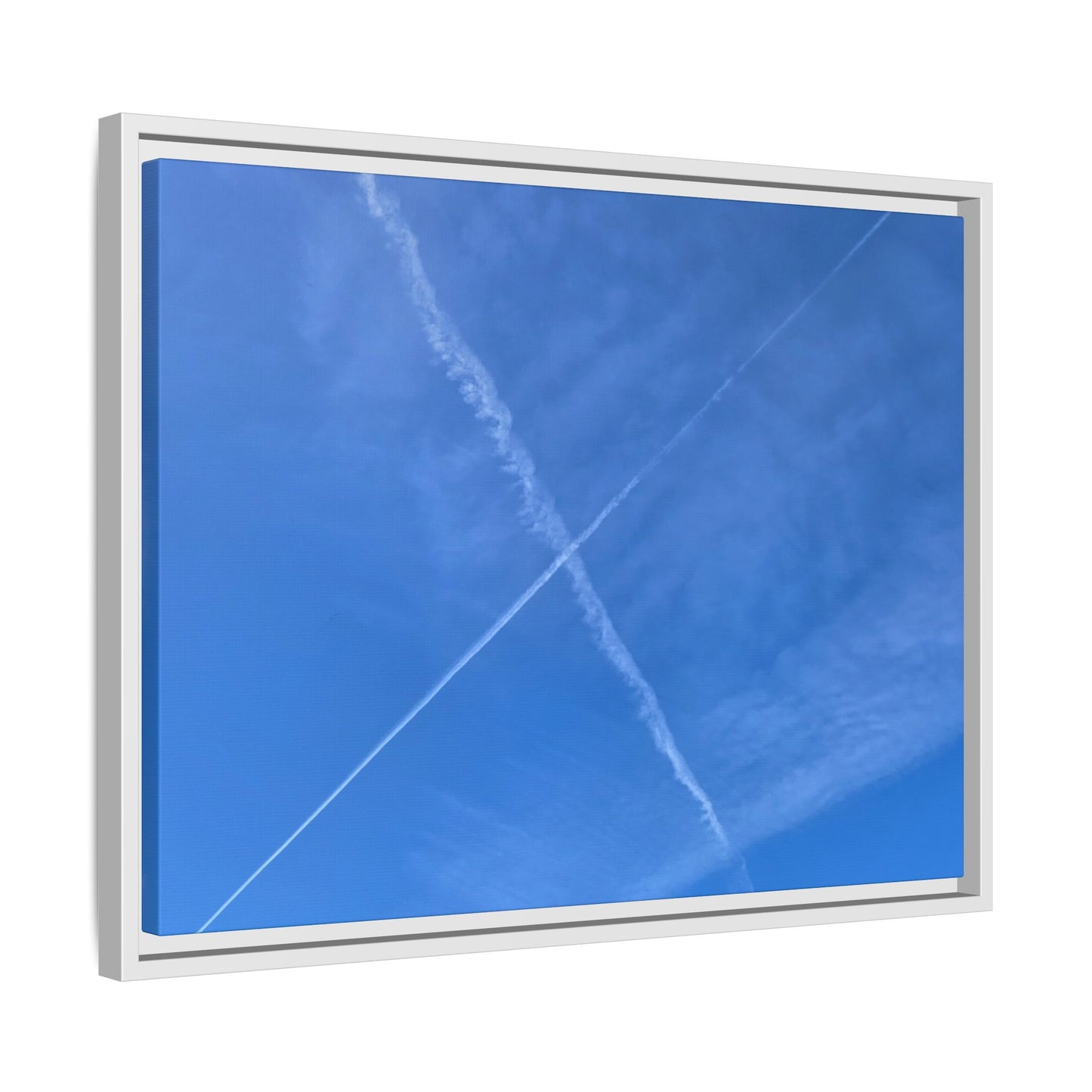 Sky Crossroads - Unique Stretched Canvas Wall Art
