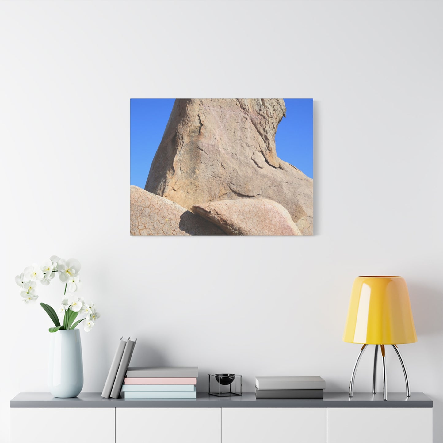 Boulder's Embrace - Unique Frameless Canvas Wall Art