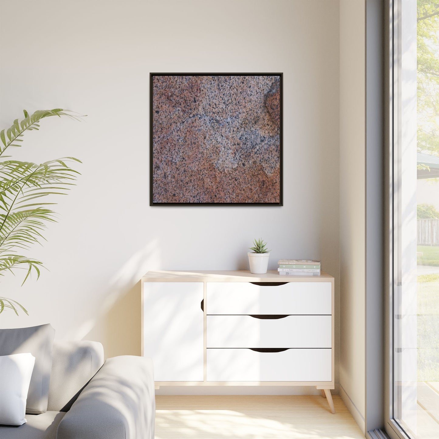 Earthen Mosaic - Unique Stretched Canvas Wall Art
