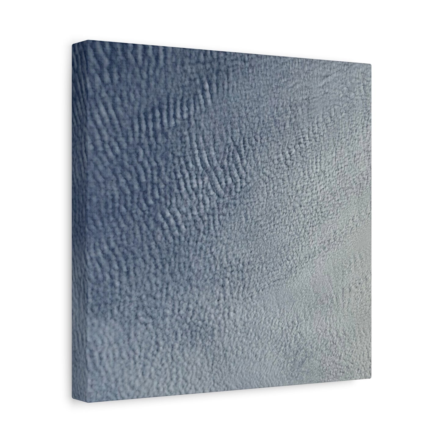 Undulating Whispers of Cerulean - Unique Frameless Canvas Wall Art