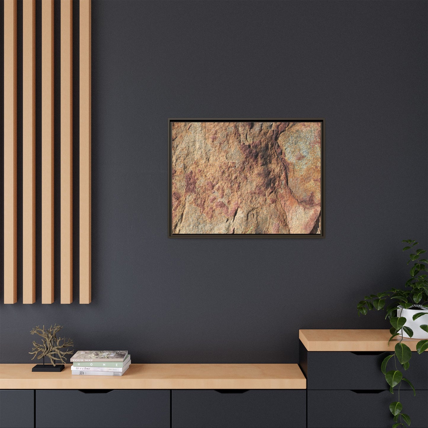 Russet Stone - Unique Stretched Canvas Wall Art