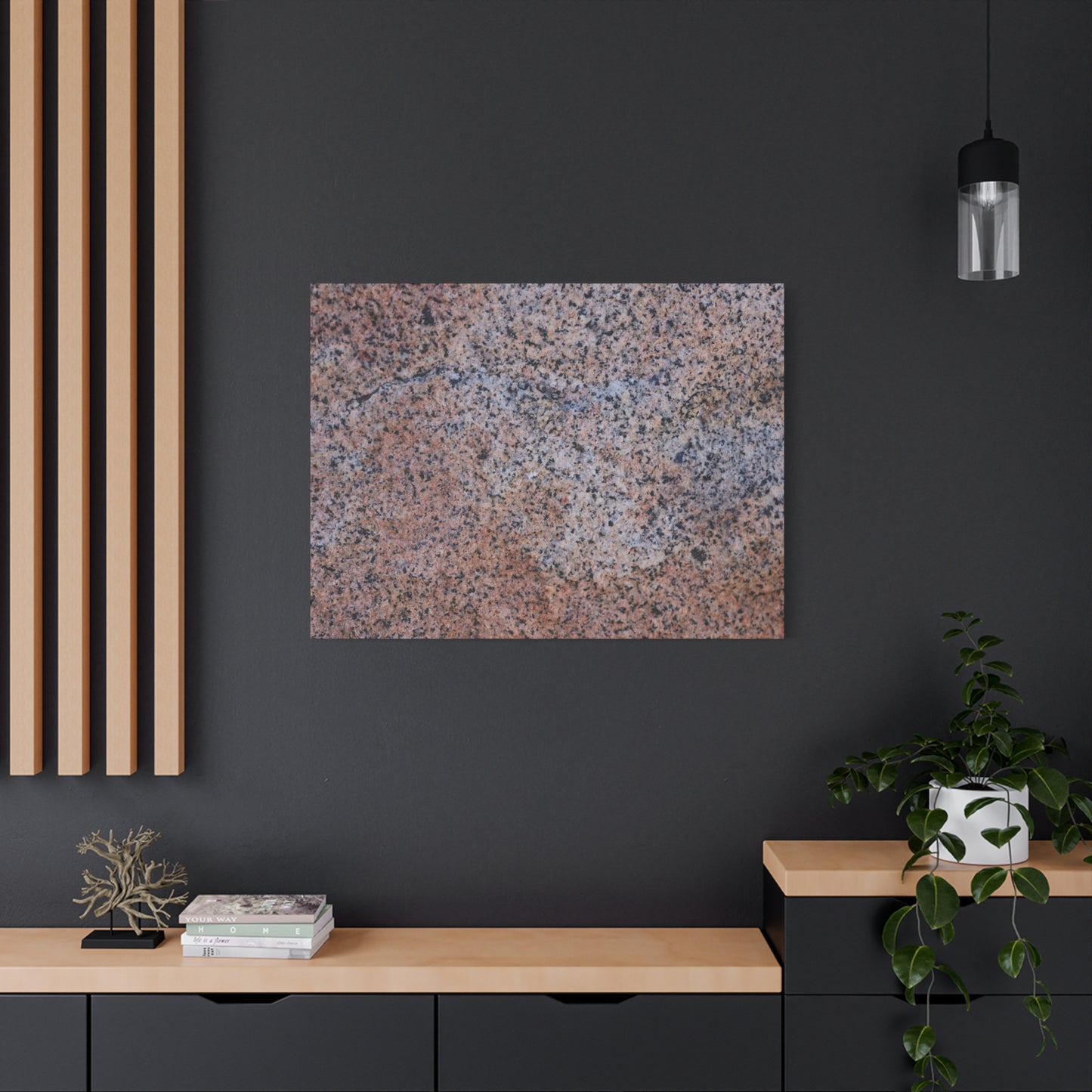 Granular Symphony - Unique Frameless Canvas Wall Art