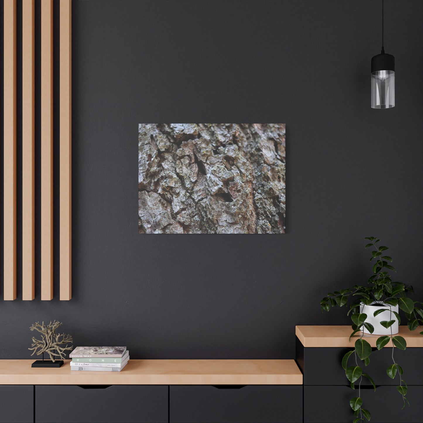Cracked Echoes - Unique Frameless Canvas Wall Art