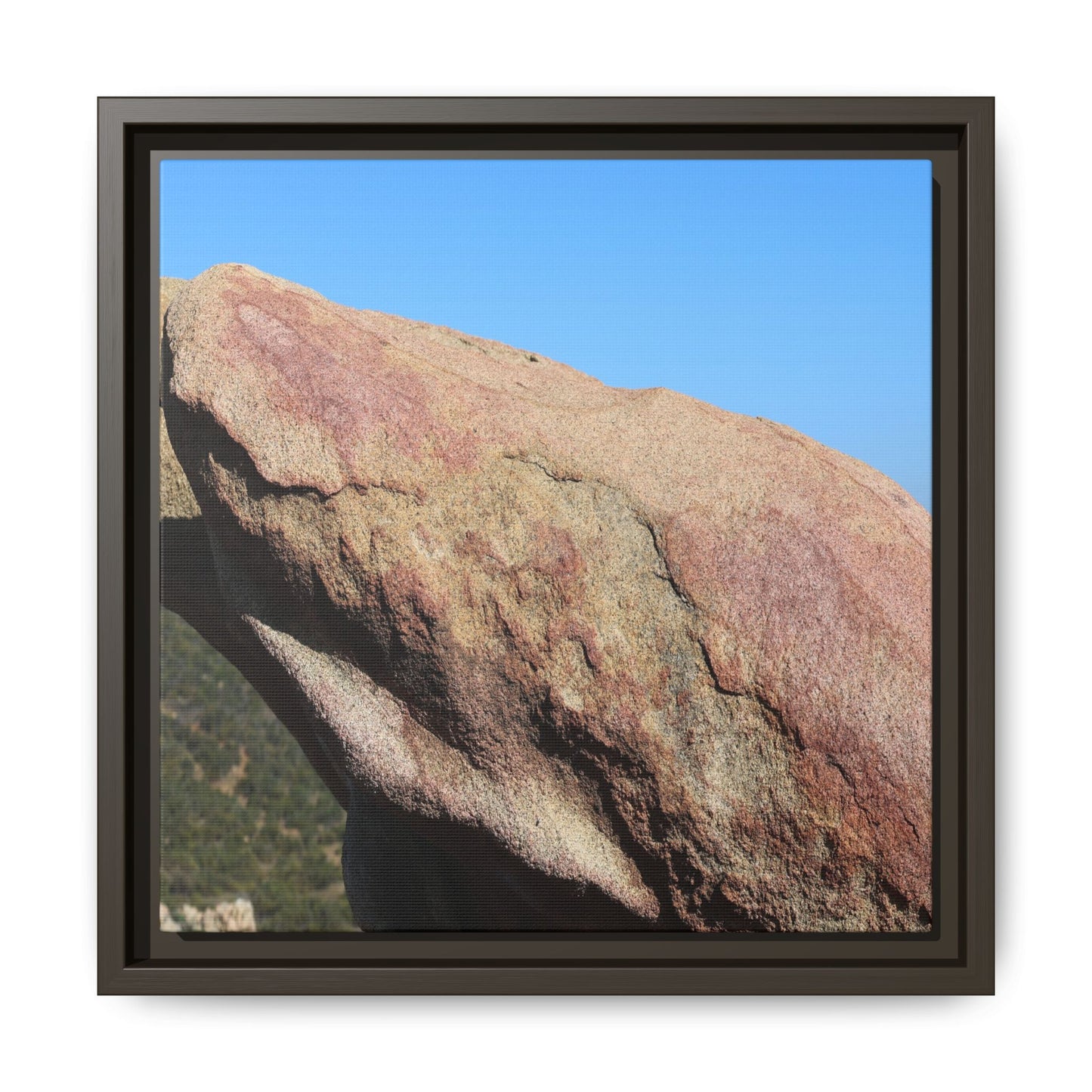 Sleeping Stone - Unique Stretched Canvas Wall Art