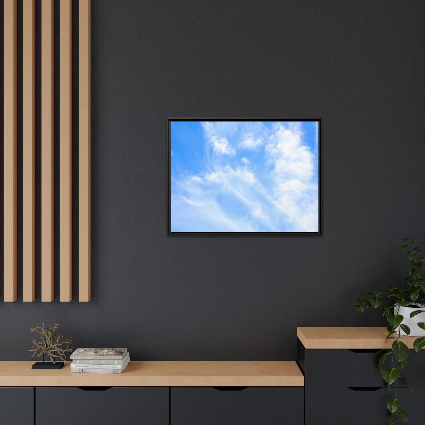 Azure Dreaming - Unique Stretched Canvas Wall Art