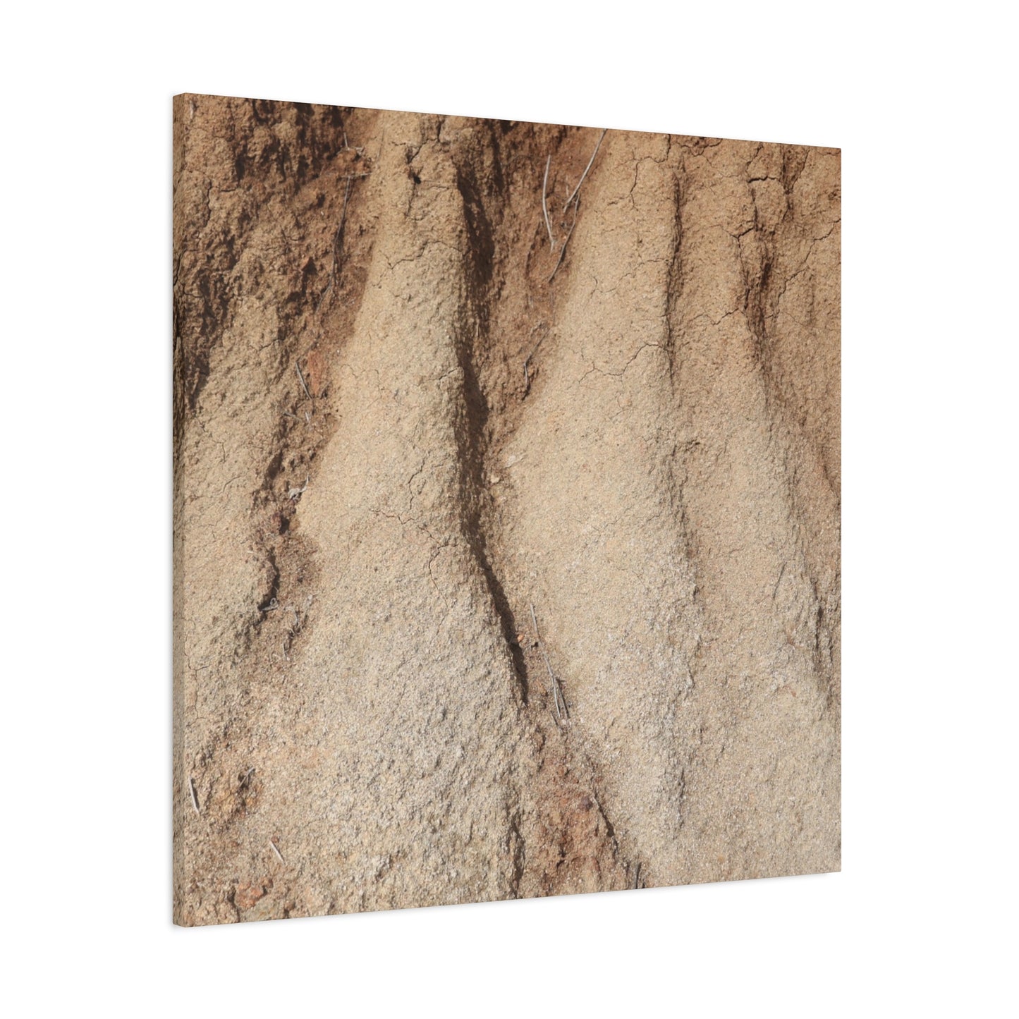 Weathered Earth - Unique Frameless Canvas Wall Art