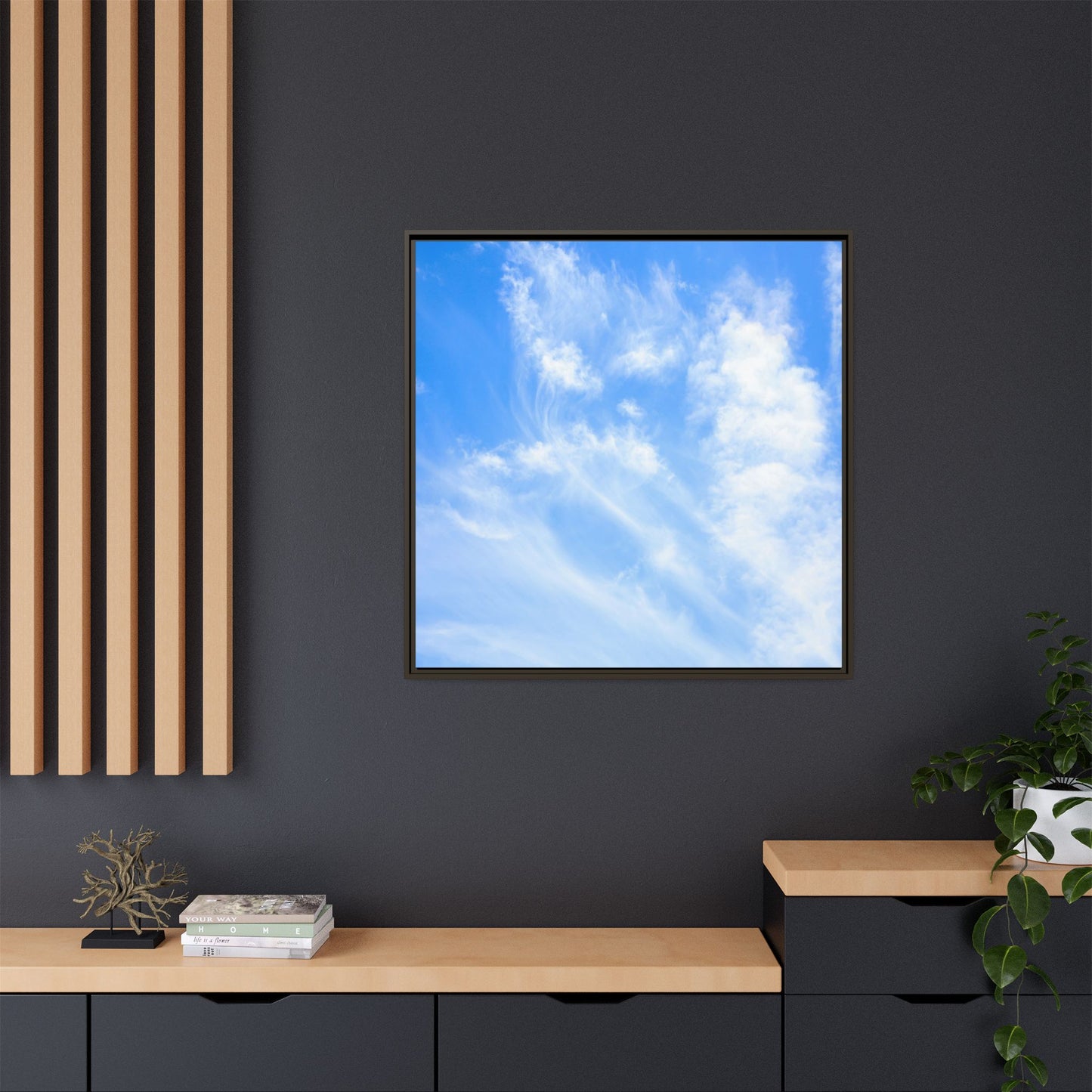 Azure Dreaming - Unique Stretched Canvas Wall Art