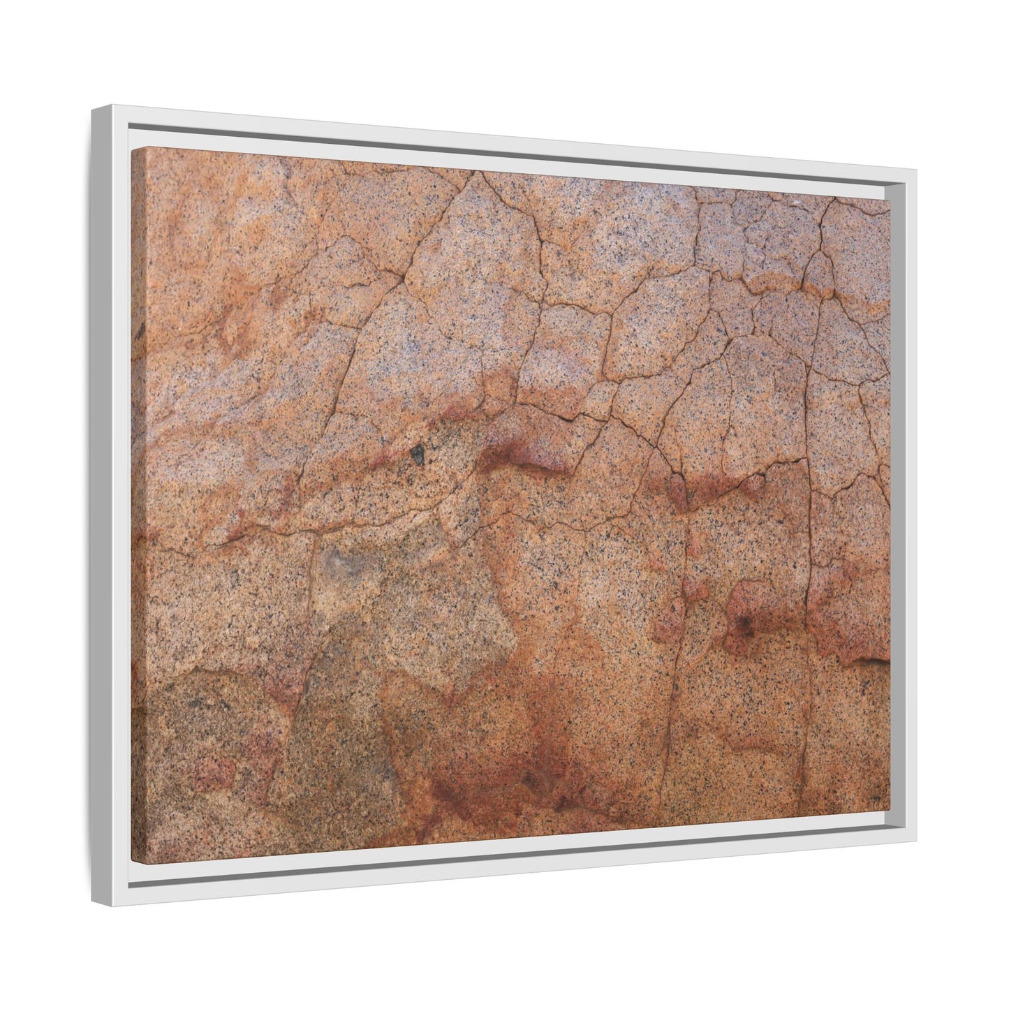Russet Fissures - Unique Stretched Canvas Wall Art