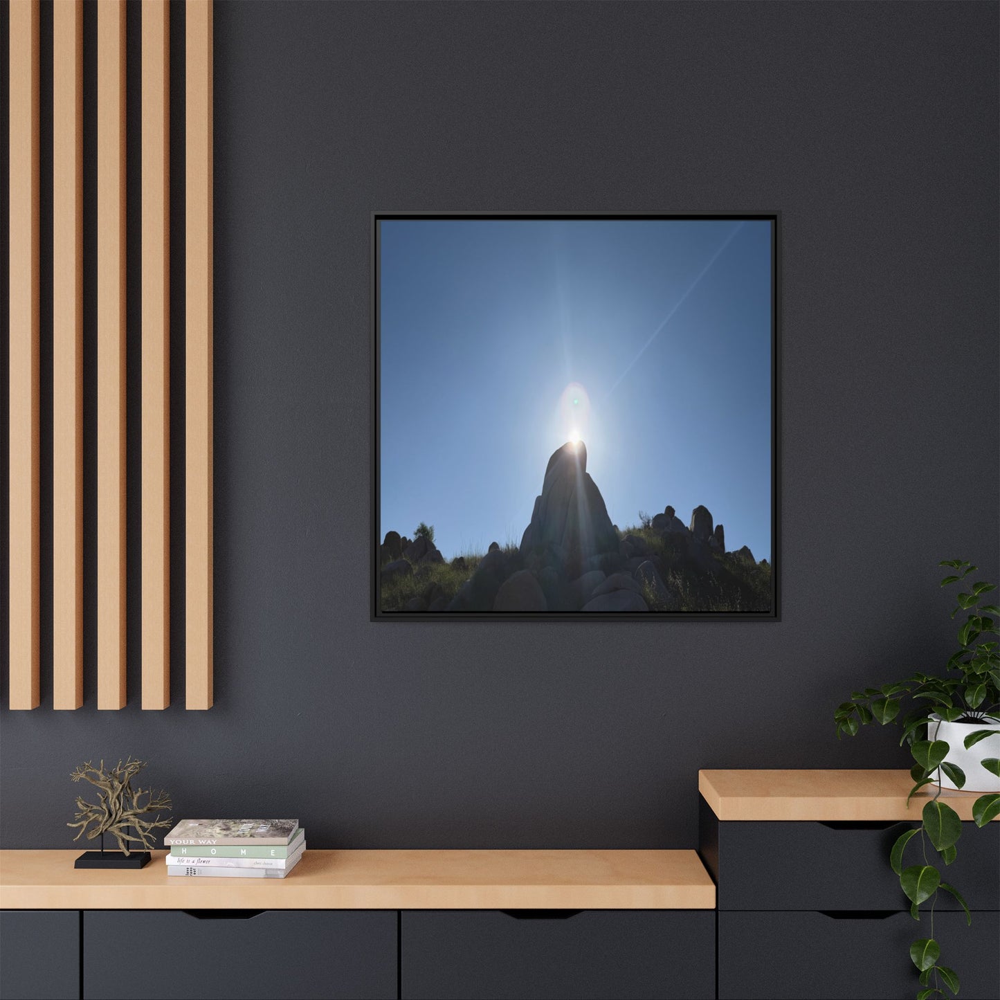 Sunburst - Unique Stretched Canvas Wall Art