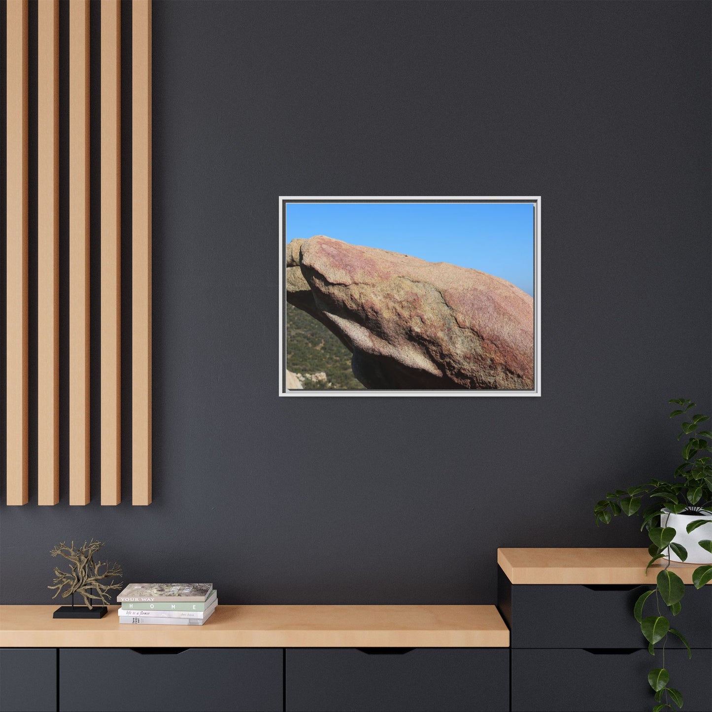 Sleeping Stone - Unique Stretched Canvas Wall Art