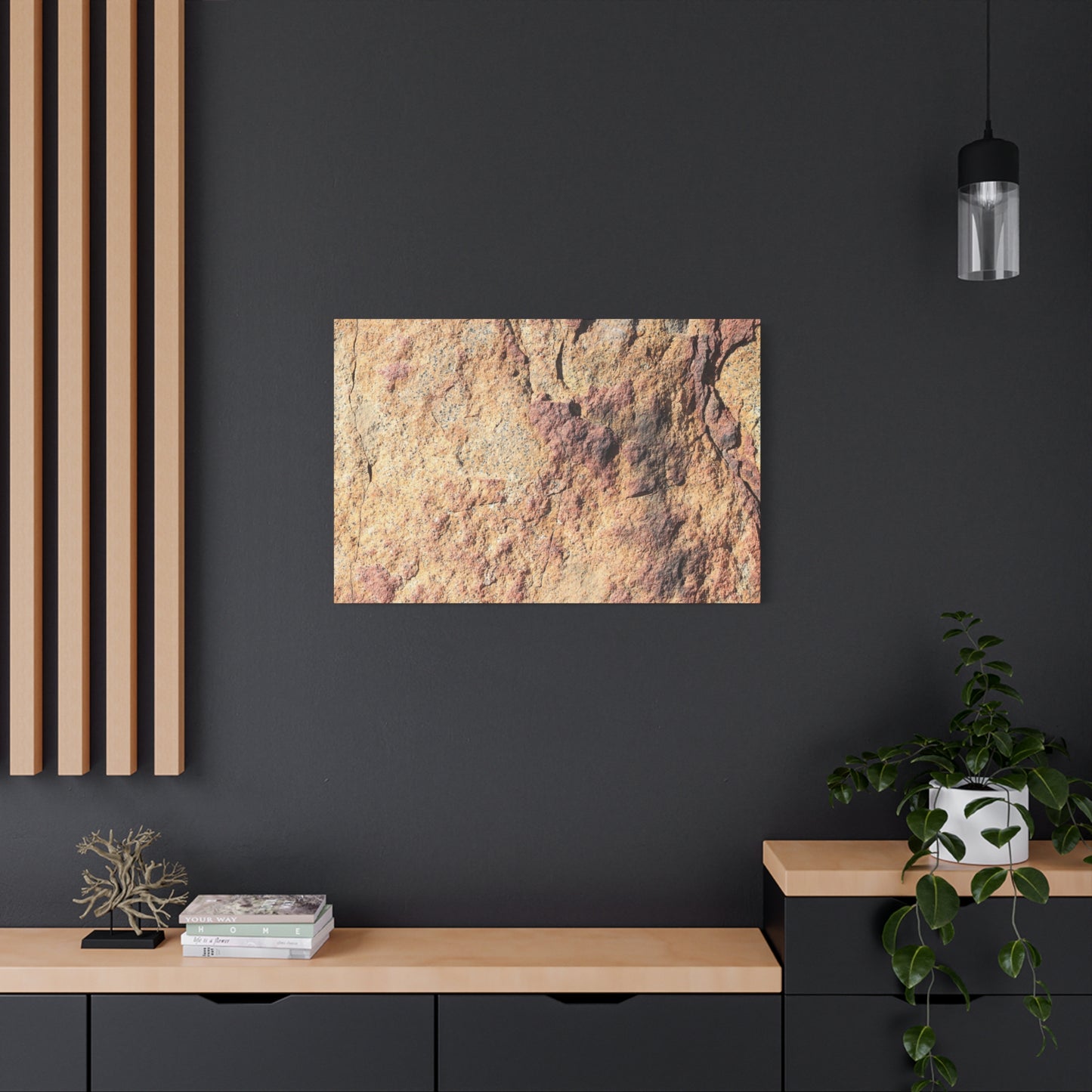 Terracotta Tears - Unique Frameless Canvas Wall Art