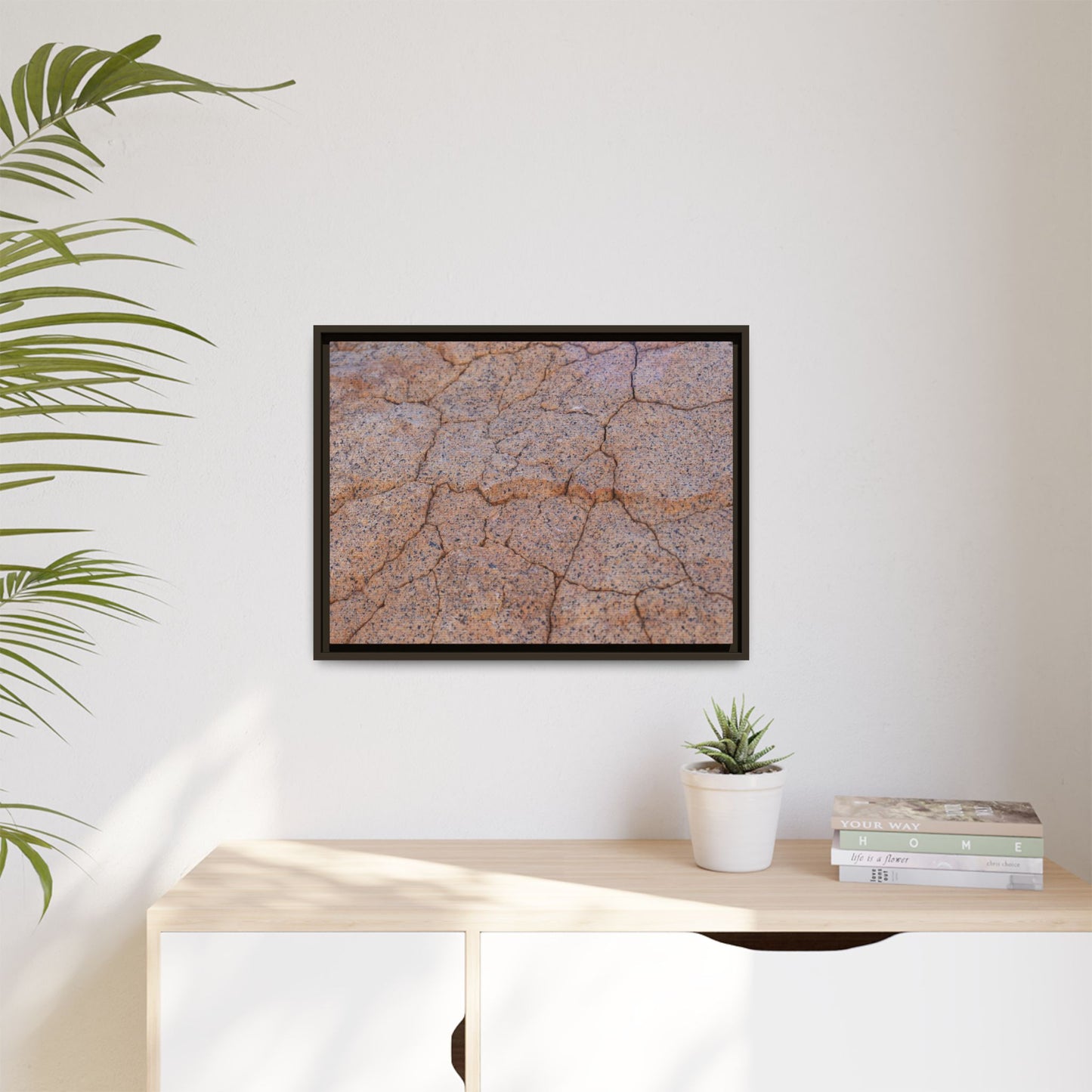 Fragmented Earth - Unique Stretched Canvas Wall Art