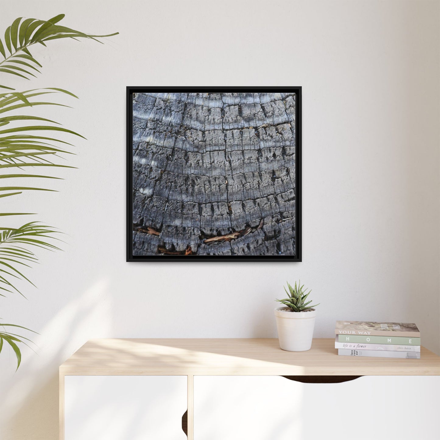 Charred Memories - Unique Stretched Canvas Wall Art